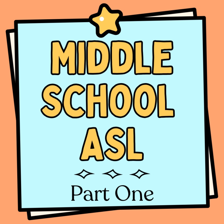 Middle School American Sign Language (ASL Introduction), Part One with ...